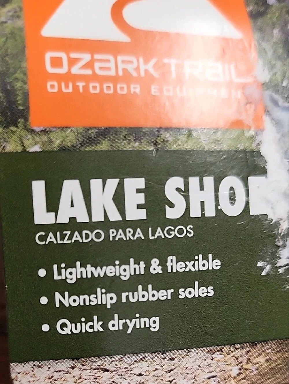 Ozark Trail Black and Orange Lake Shoes